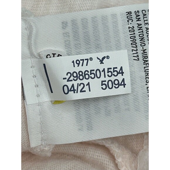 American Eagle Light Pink Tie Dye Muscle Tee Boat Neck Cropped Cotton Sz XXL NWT - Picture 11 of 11